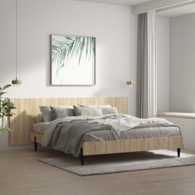 Wall Headboard Sonoma Oak 94.5x0.6x31.5" Engineered Wood