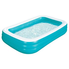 10ft Family Inflatable Swimming Pool, Rectangular, Age 6 & up, Unisex