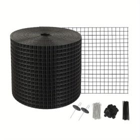 8 inch x 100ft Solar Panel Bird Guard, Critter Guard Roll Kit with 100pcs Stainless Steel Fasteners, Solar Panel Guard with Rust-proof PVC Coatin