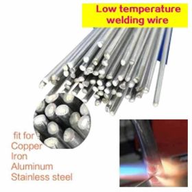 Low Temperature Welding Wire for Copper Aluminum Iron Stainless Steel Weld 300cm (length: 6 meters)